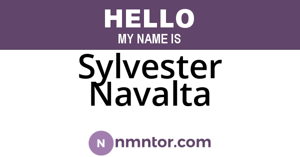 Sylvester Navalta