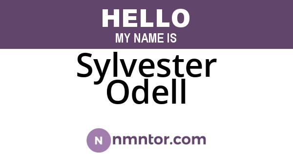 Sylvester Odell