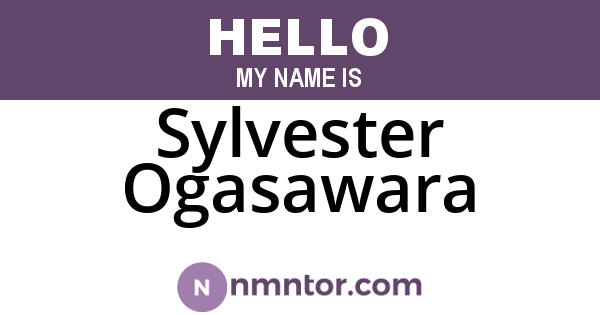 Sylvester Ogasawara
