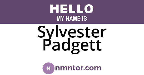 Sylvester Padgett