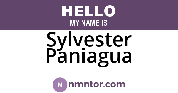 Sylvester Paniagua