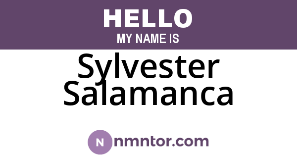 Sylvester Salamanca