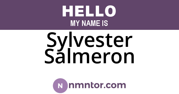 Sylvester Salmeron