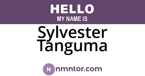 Sylvester Tanguma