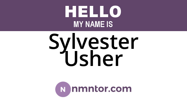 Sylvester Usher