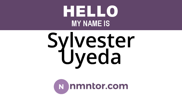 Sylvester Uyeda