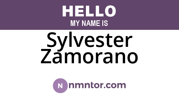 Sylvester Zamorano
