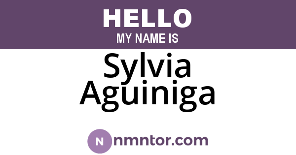 Sylvia Aguiniga