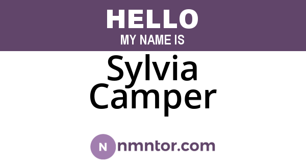 Sylvia Camper