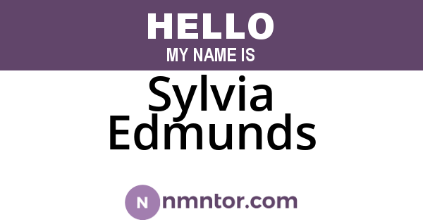 Sylvia Edmunds
