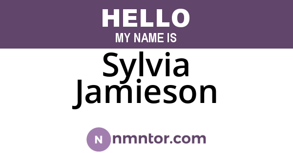 Sylvia Jamieson