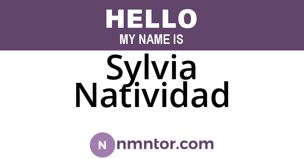Sylvia Natividad