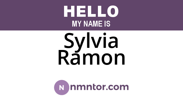 Sylvia Ramon