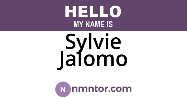 Sylvie Jalomo