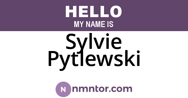 Sylvie Pytlewski