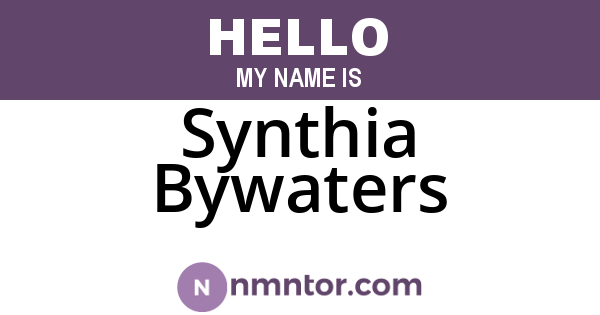 Synthia Bywaters