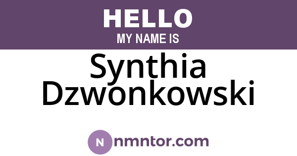 Synthia Dzwonkowski