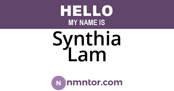 Synthia Lam