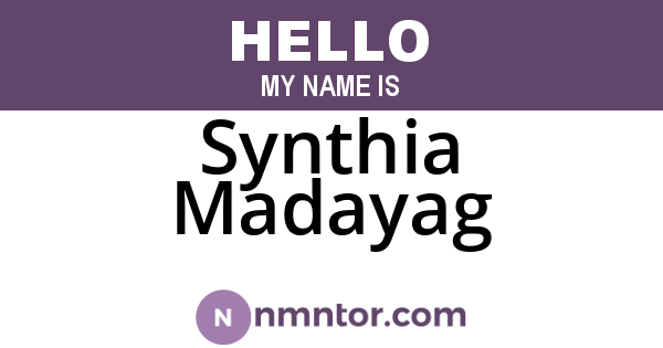 Synthia Madayag