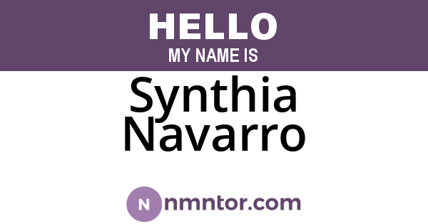 Synthia Navarro