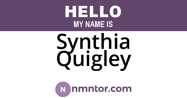 Synthia Quigley