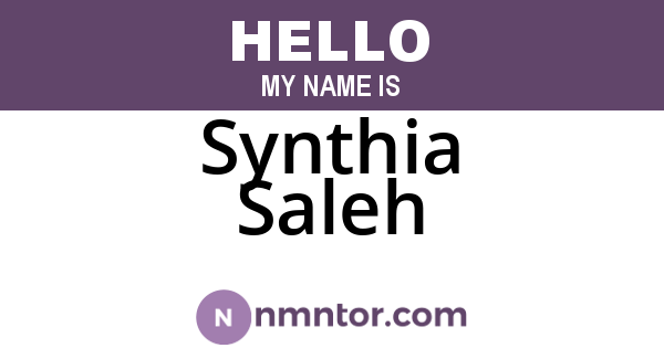 Synthia Saleh