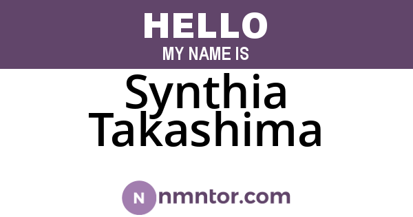 Synthia Takashima