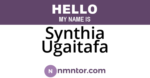 Synthia Ugaitafa