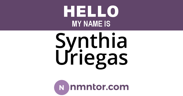 Synthia Uriegas