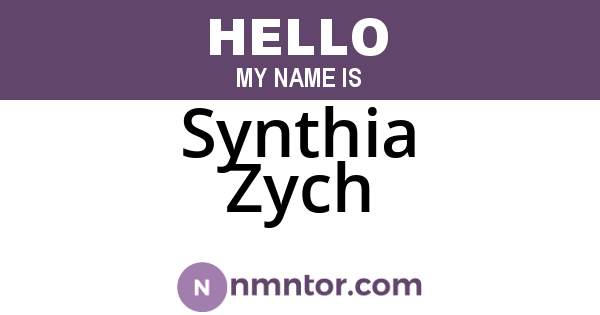 Synthia Zych