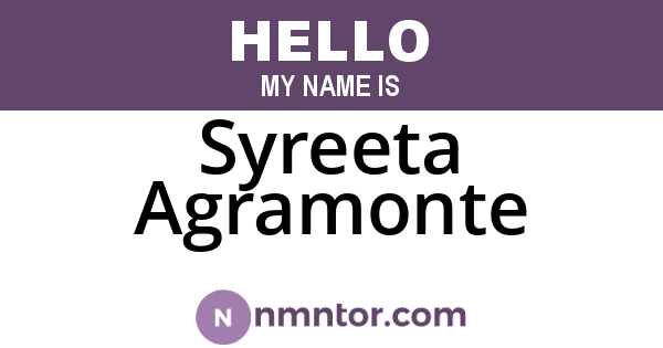 Syreeta Agramonte