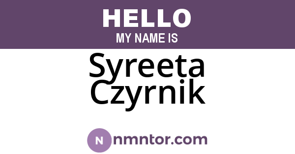 Syreeta Czyrnik