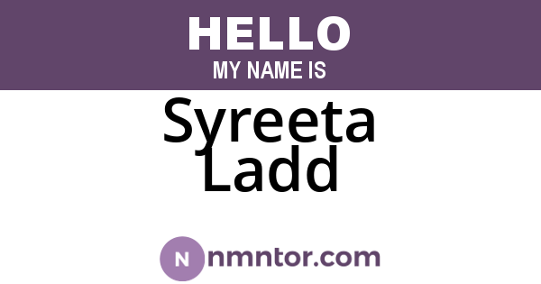 Syreeta Ladd