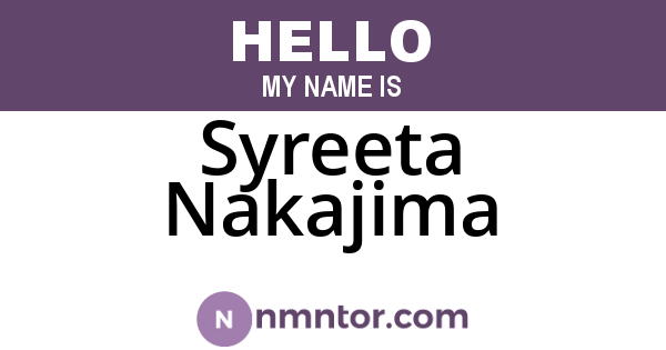 Syreeta Nakajima