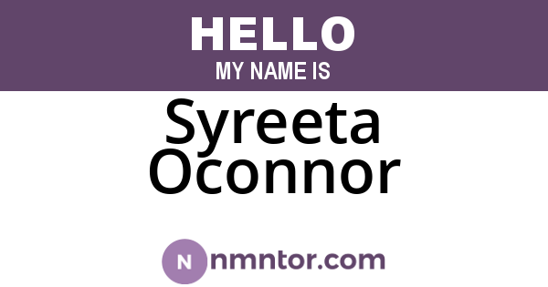Syreeta Oconnor