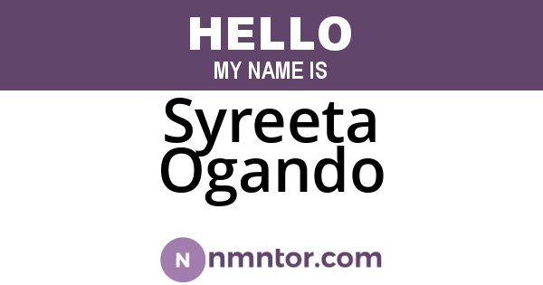 Syreeta Ogando