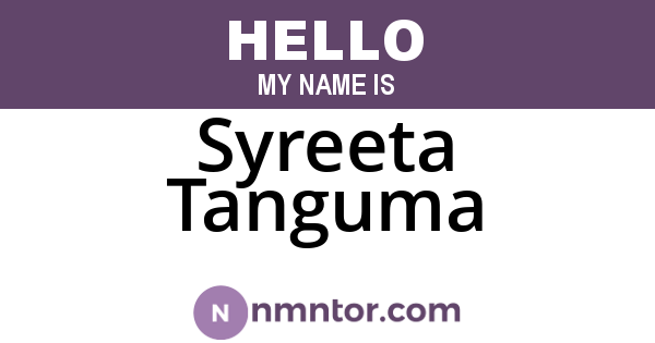 Syreeta Tanguma