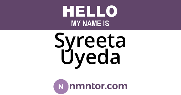 Syreeta Uyeda