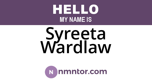 Syreeta Wardlaw