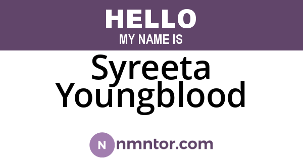 Syreeta Youngblood