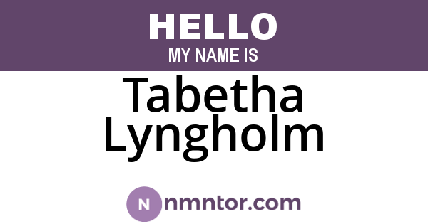 Tabetha Lyngholm