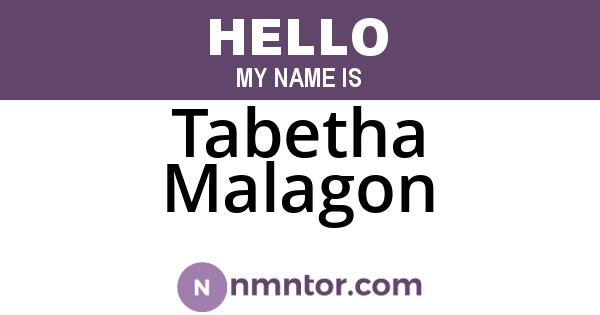 Tabetha Malagon