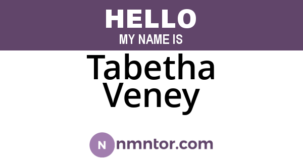 Tabetha Veney
