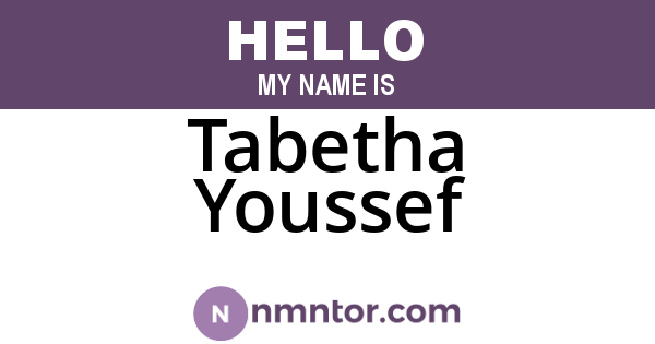 Tabetha Youssef