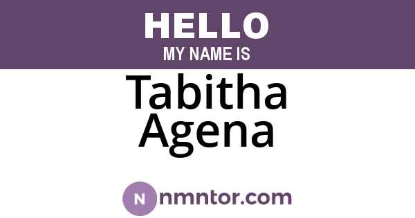 Tabitha Agena