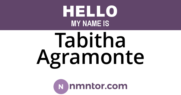 Tabitha Agramonte