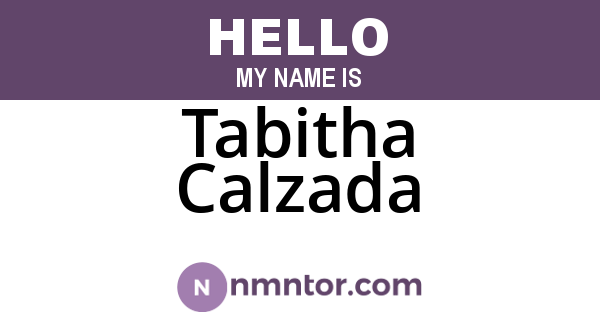 Tabitha Calzada