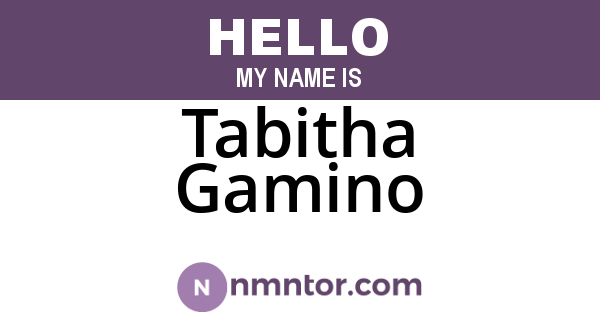 Tabitha Gamino