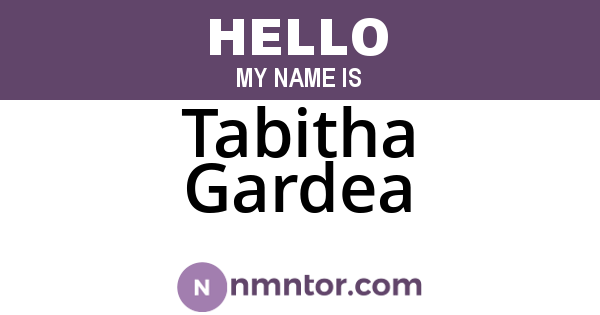 Tabitha Gardea
