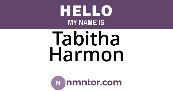 Tabitha Harmon